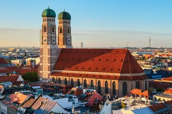 Frauenkirche Munich Aerial View