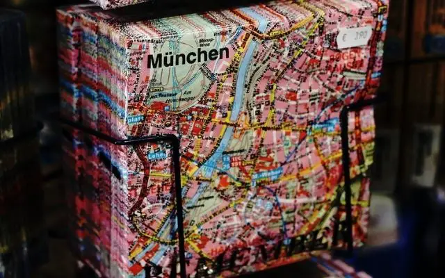 Munich Maps on a Stand asking What Is Munich Famous For