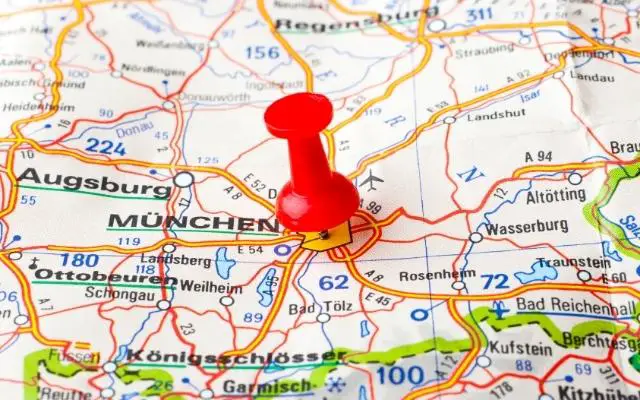 Munich the Secret Capital Map Marker