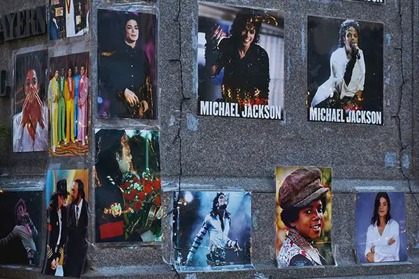 Michael Jackson memorial in the Altstadt