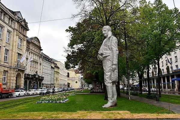 Promenadeplatz statue of Max in the Munich Old Town