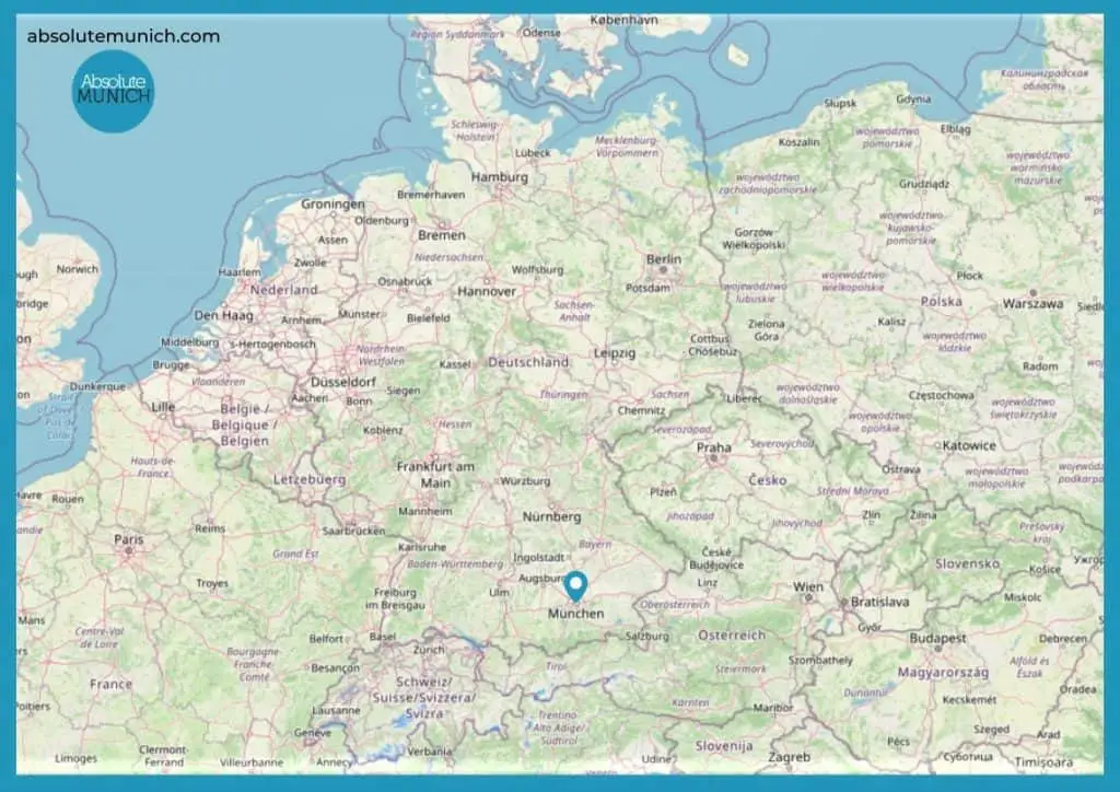 Munich Germany Map PDF Download from Absolute Munich Maps of Munich