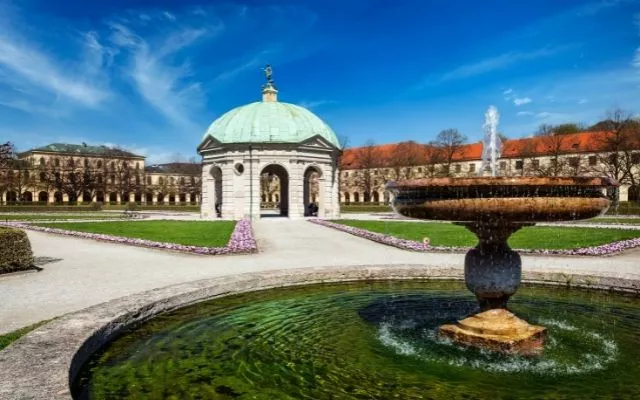 Hofgarten Munich is a central Munich Garden built in the Italian Renaissance Style