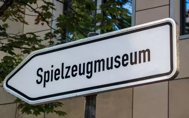 The Munich Toy Museum on Marienplatz is called the Spielzeugmuseum in German