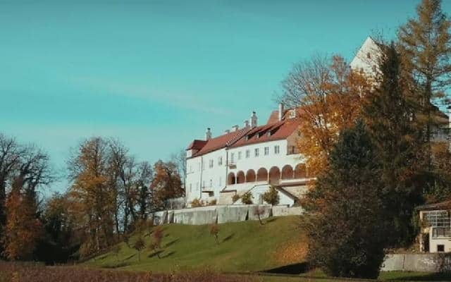 Schloss Seefeld Castle in Bavaria on the Pilsensee just outside of Munich