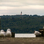 Landscape view of Kloster Andechs Monastery, Bavaria