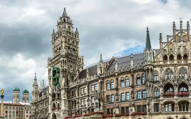 Munich town hall and glockenspiel are ideal to take in on a tour of munich