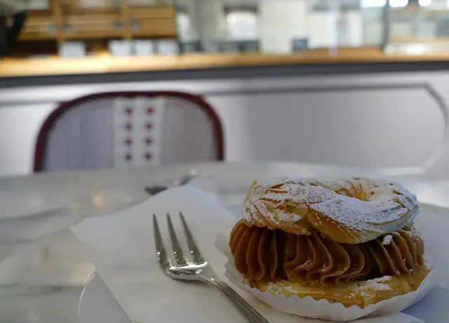 Paris to Brest is filled with luxurious chestnut cream from Boulangerie Dompierre | The Best French Bakery in Munich