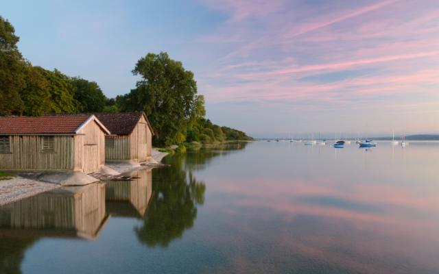 Best Lakes in Bavaria featuring the view over Lake Ammersee