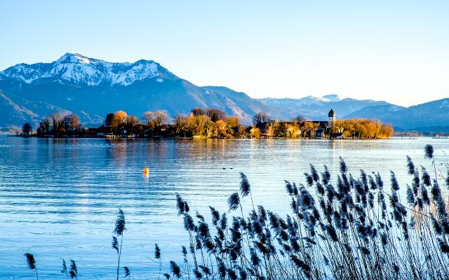 Best Lakes in Bavaria featuring the view over Lake Chiemsee