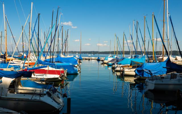 Best Lakes in Bavaria featuring the view over Lake Starnbergersee