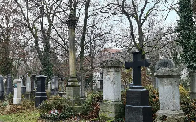Alter Südfriedhof Munich Cemetery headstones and memorials