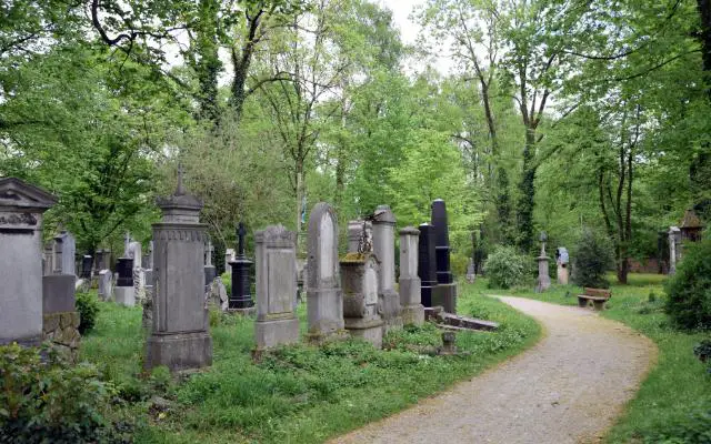 Alter Südfriedhof Munich Cemetery Pathway