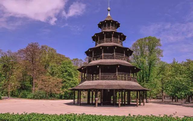 The Chinese Tower Munich known locally as the Chinesischer Turm is a personal favorite of all the Munich landmarks