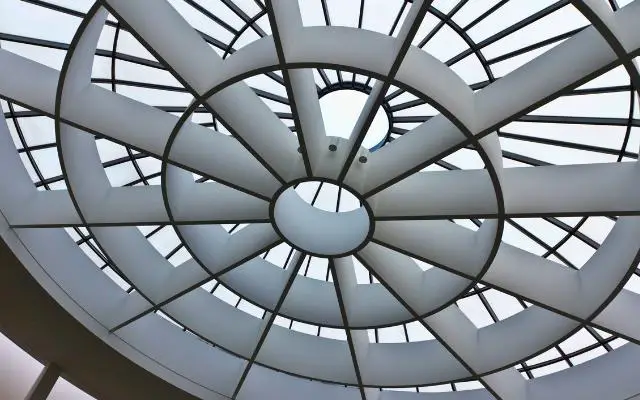 Pinakothek Der Moderne atrium ceiling